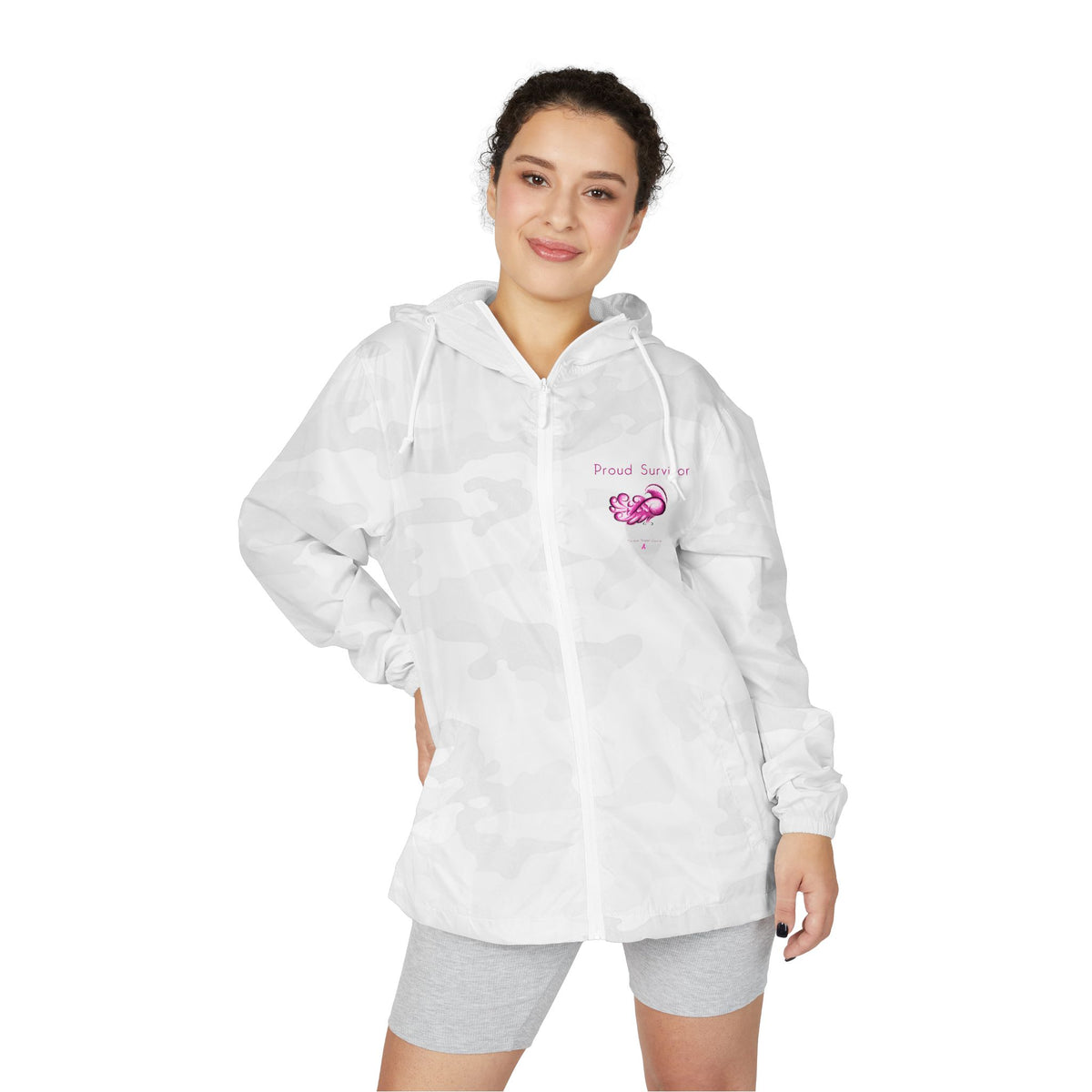 Proud Survivor Unisex Full-Zip Windbreaker Jacket