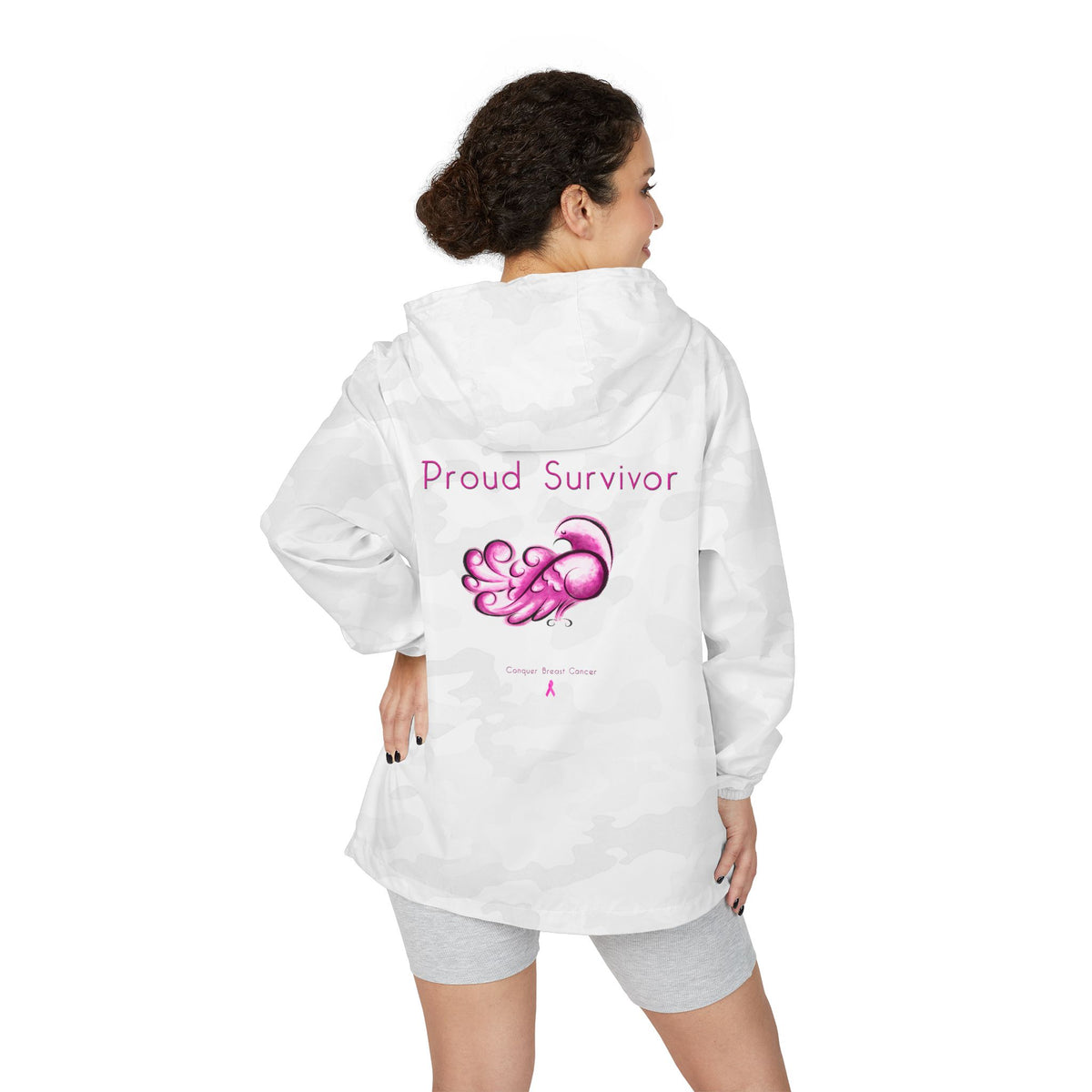 Proud Survivor Unisex Full-Zip Windbreaker Jacket