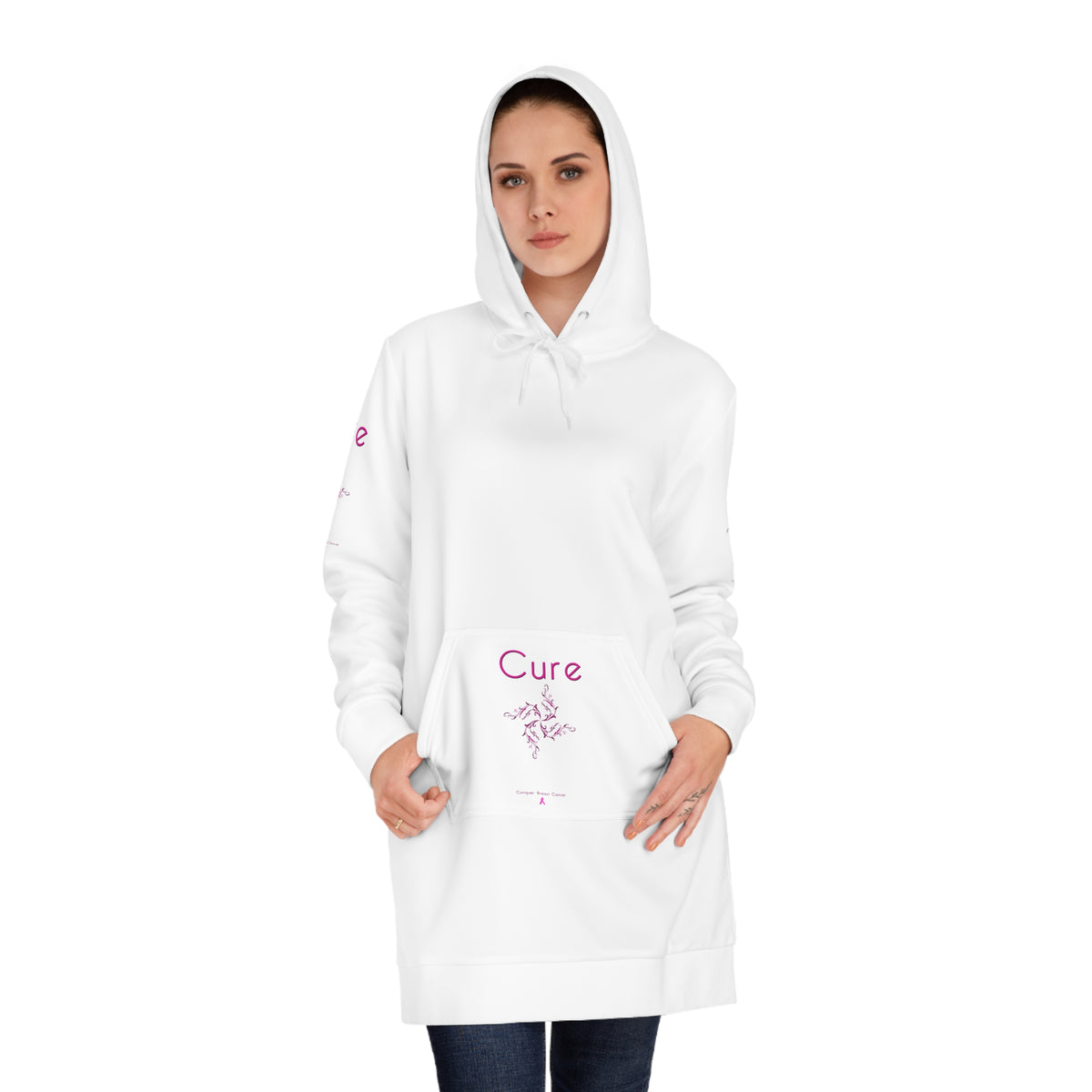 Cure Women's Hoodie Dress (AOP)